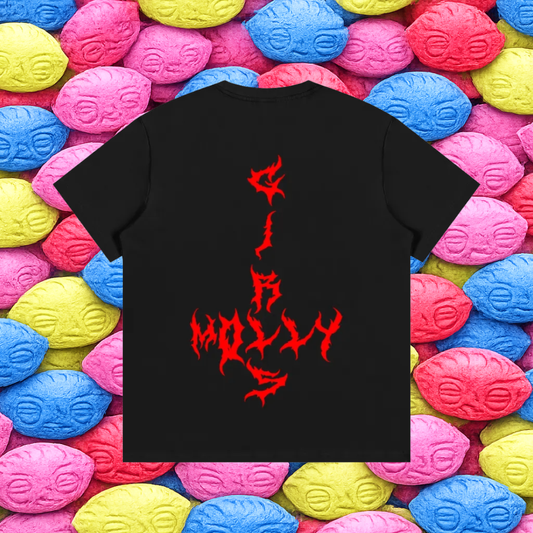 Red Stewie Molly Pill Tee