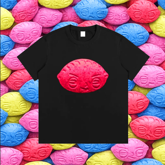 Red Stewie Molly Pill Tee
